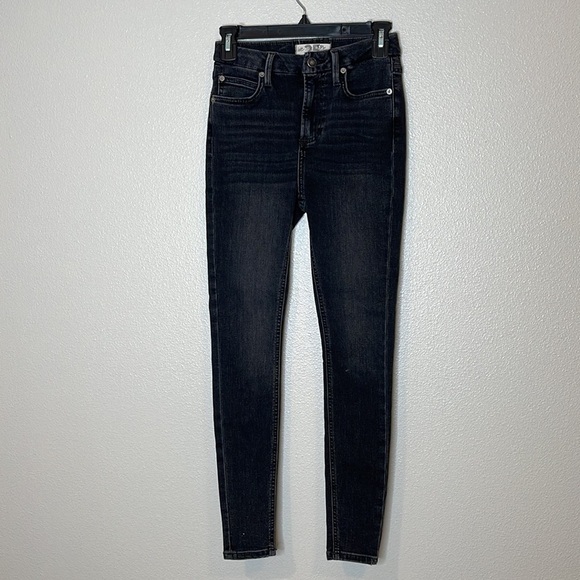 We The Free Denim - Free People We The Free Twenty Five Black Skinny Jeans Size 25